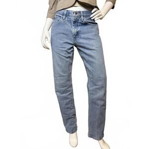 Wrangler Blue Jeans 29x32 Straight Leg Classic Fit 100% Cotton Denim